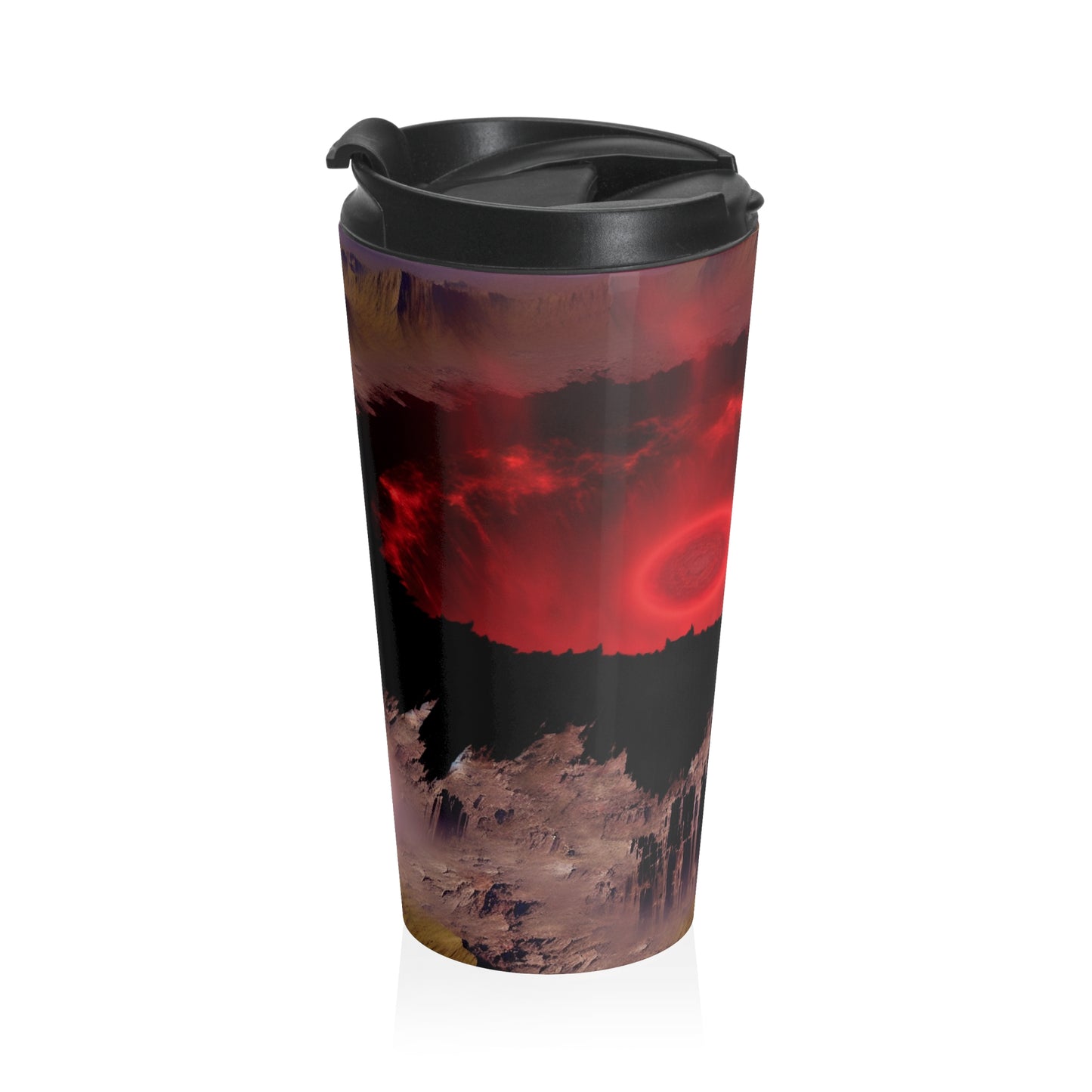 "Fallen Power: The Destruction of the Rings of Power" - The Alien Stainless Steel Travel Mug