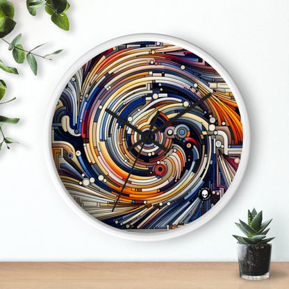 "Fluid Motion: A Kinetic Art Tribute to Oceanic Harmony" - The Alien Wall Clock Kinetic Art