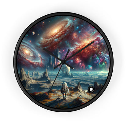 "Exploring the Celestial Realm" - The Alien Wall Clock