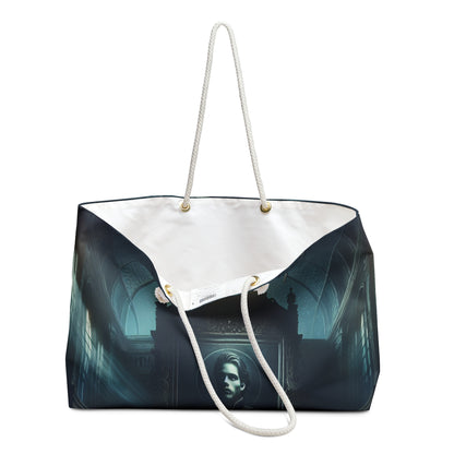 "Moonlight Shadow: A Gothic Portrait" - El bolso Alien Weekender estilo arte gótico