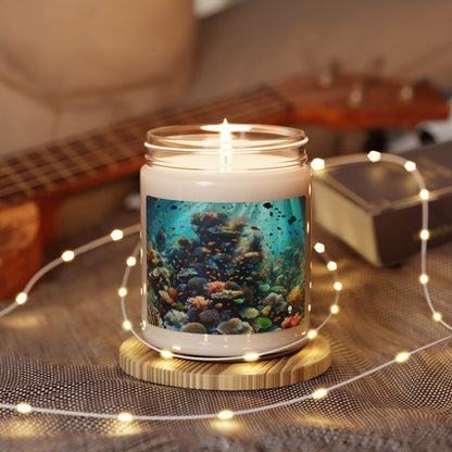 "Underwater Paradise: The Jewel of the Sea" - The Alien Scented Soy Candle 9oz