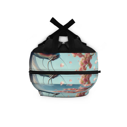 "Koi Fish in Cherry Blossoms: Beauty of Nature" - The Alien Backpack