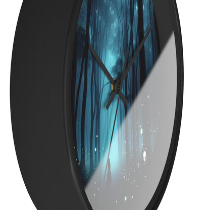 "Guided by Fireflies: A Forest's Secret Lightshow" - The Alien Wall Clock