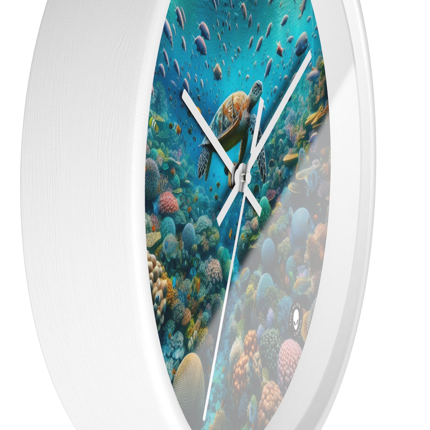 "Beneath the Surface: An Underwater Wonderland" - The Alien Wall Clock