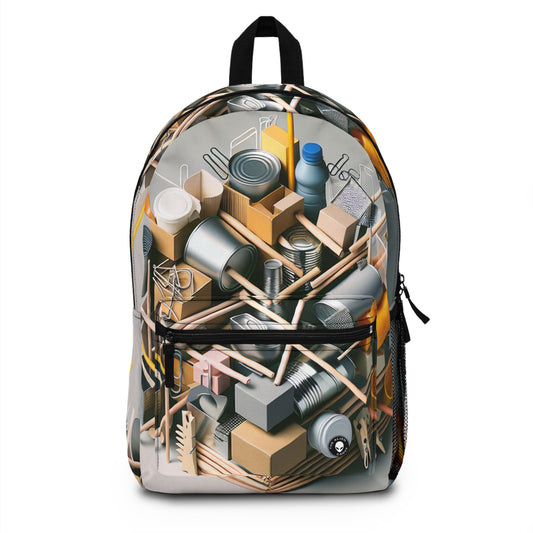 "Household Monochrome: Crafting a 3D Cubist Artwork" - The Alien Backpack