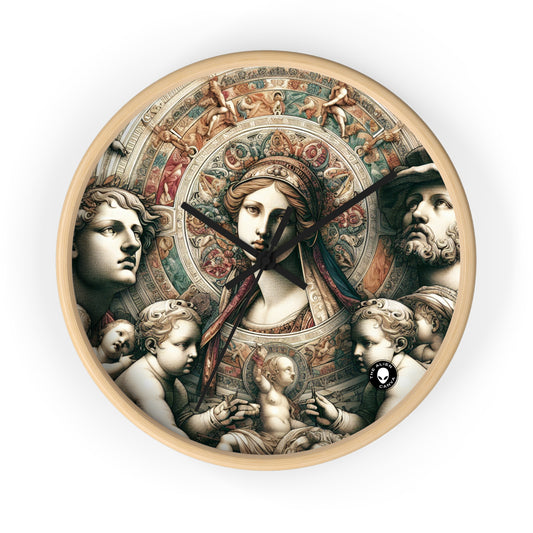 "Mystical Banquet: A Renaissance Fantasy" - The Alien Wall Clock Renaissance