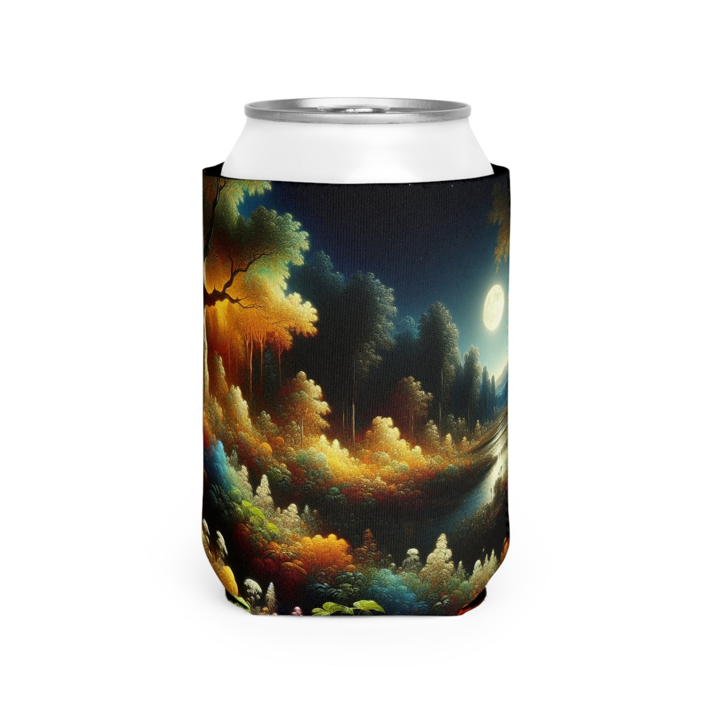 "Light and Dark in the Moonlight" - The Alien Can Cooler Sleeve Post-Impressionism