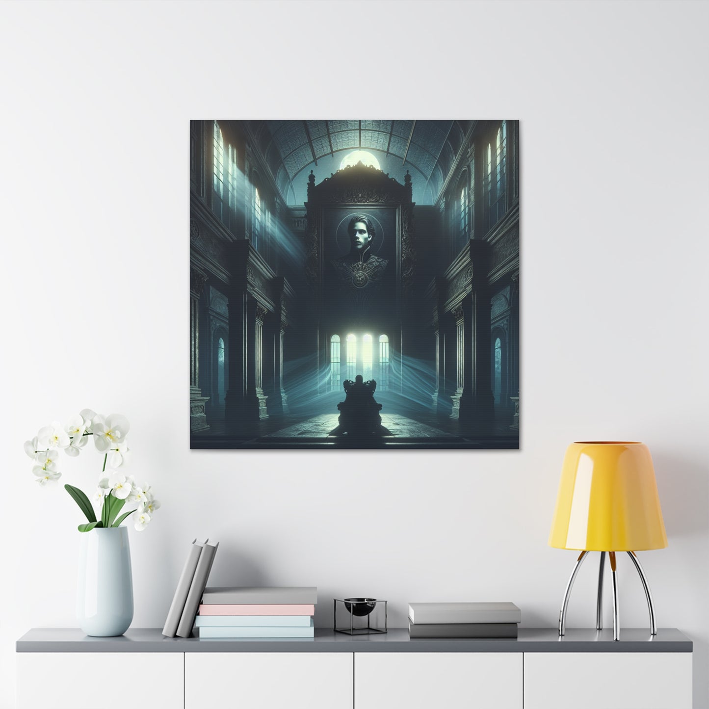 "Moonlight Shadow: A Gothic Portrait" - El estilo artístico gótico de Alien Canva