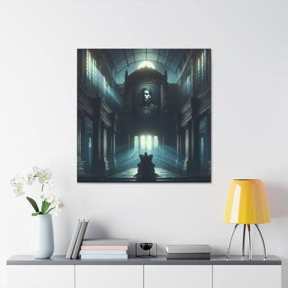 "Moonlight Shadow: A Gothic Portrait" - El estilo artístico gótico de Alien Canva