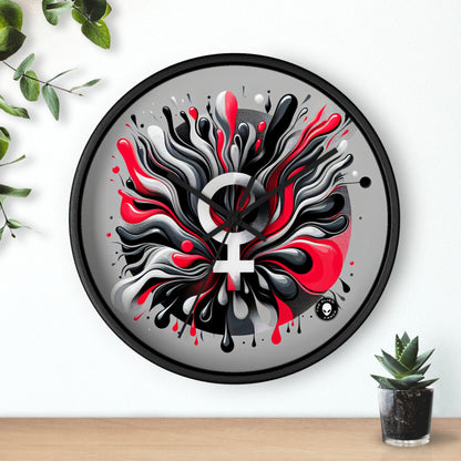 "Borders Broken: A Provocative Journey into Transgressive Art" - The Alien Wall Clock Transgressive Art