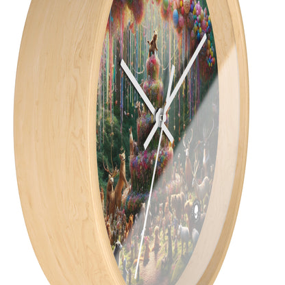 "Forest Fiesta" - The Alien Wall Clock