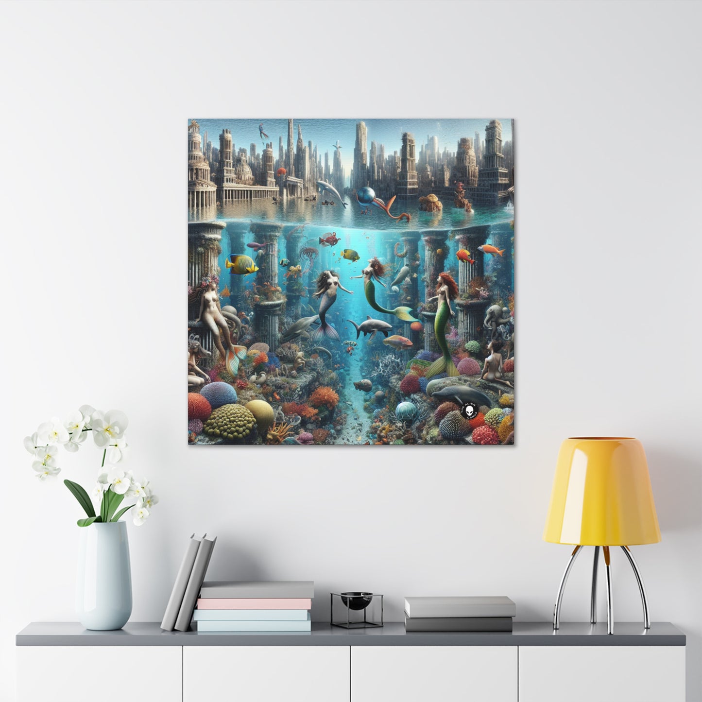 « Seascape Serenity : Un havre de paix sous-marin » - The Alien Canva