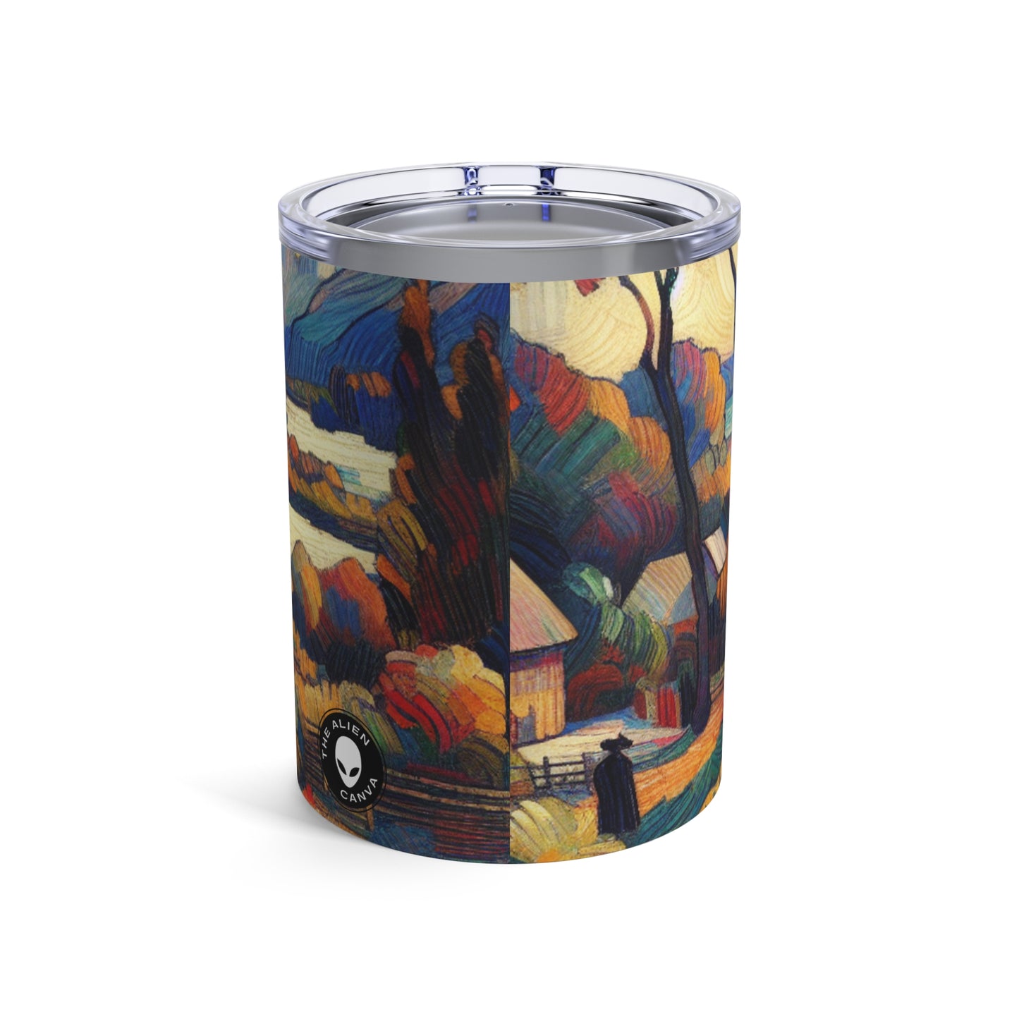 "Le kaléidoscope de la nature : une exploration fauviste vive du règne animal" - The Alien Tumbler 10oz Fauvism