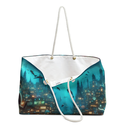 "Profundidades relucientes: la ciudad submarina encantada" - The Alien Weekender Bag