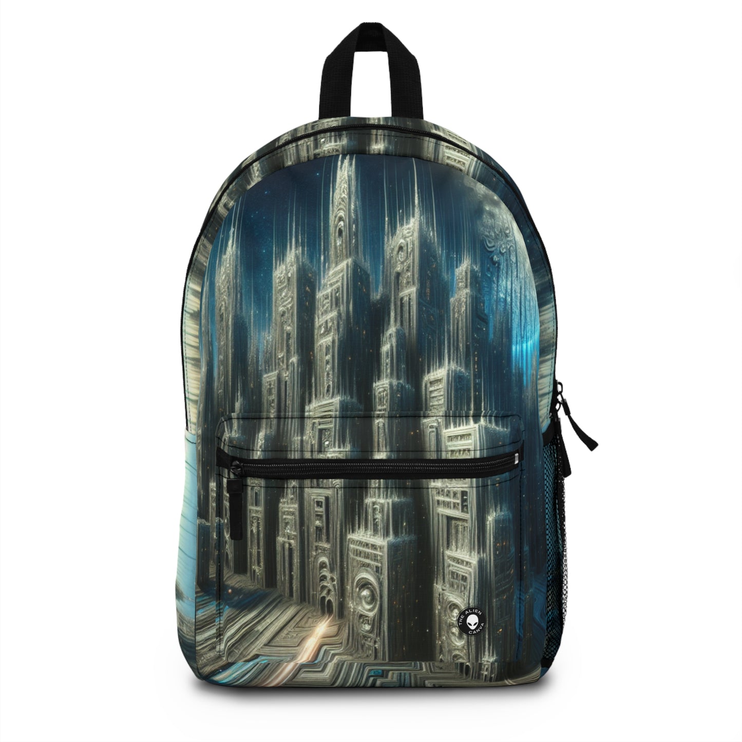 "Nighttime Cityscape Melt" - The Alien Backpack