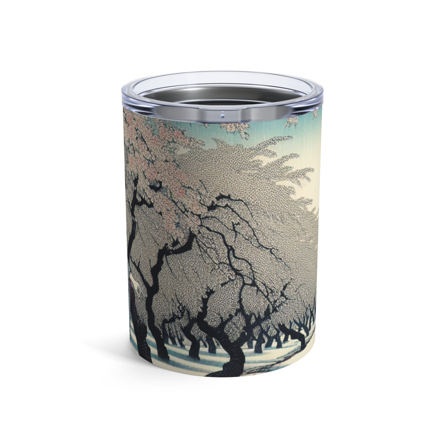 "Blossoming Sky" - The Alien Tumbler 10oz Ukiyo-e (Japanese Woodblock Printing)