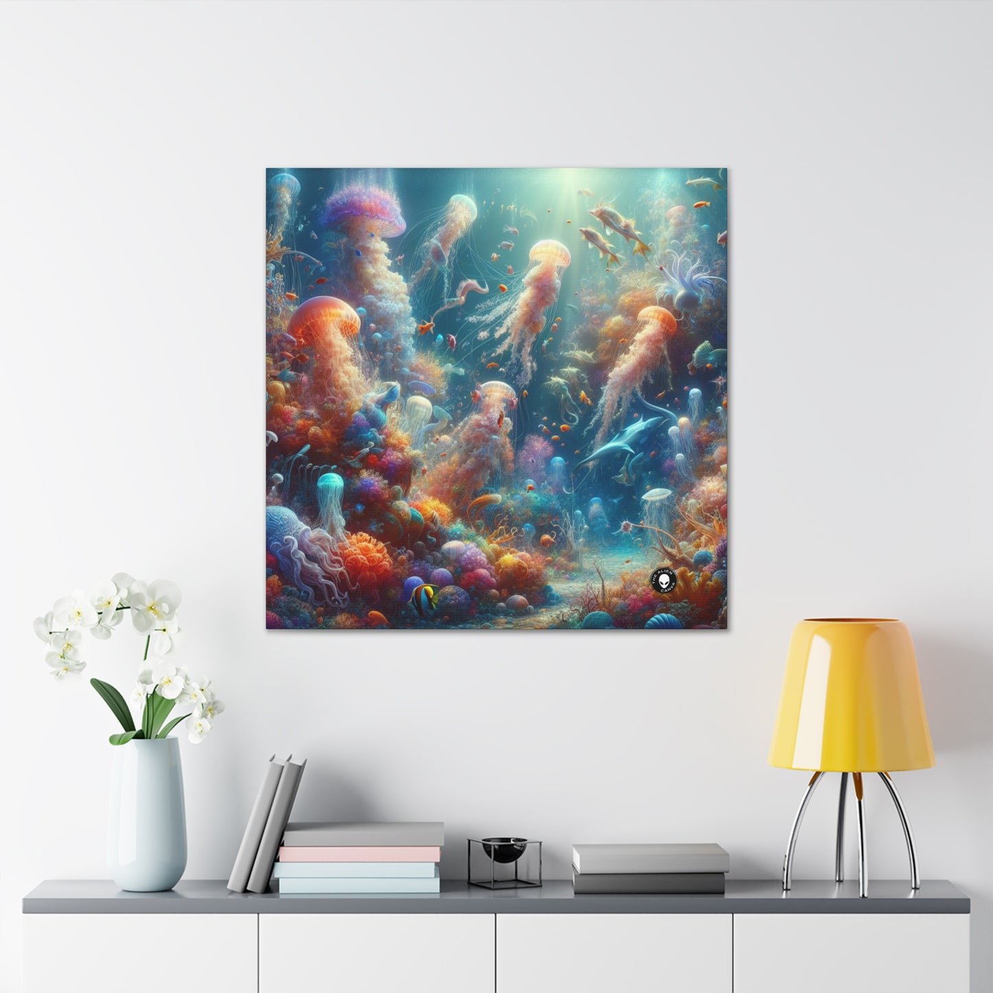 "Enchanted Aquatic Wonderland" - The Alien Canva