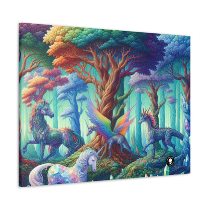 "Crystal Forest: Realm of Mythical Beings" - The Alien Canva