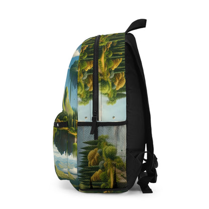 "Elemental Isles: A Dreamlike Journey through Nature's Wonders" - The Alien Backpack