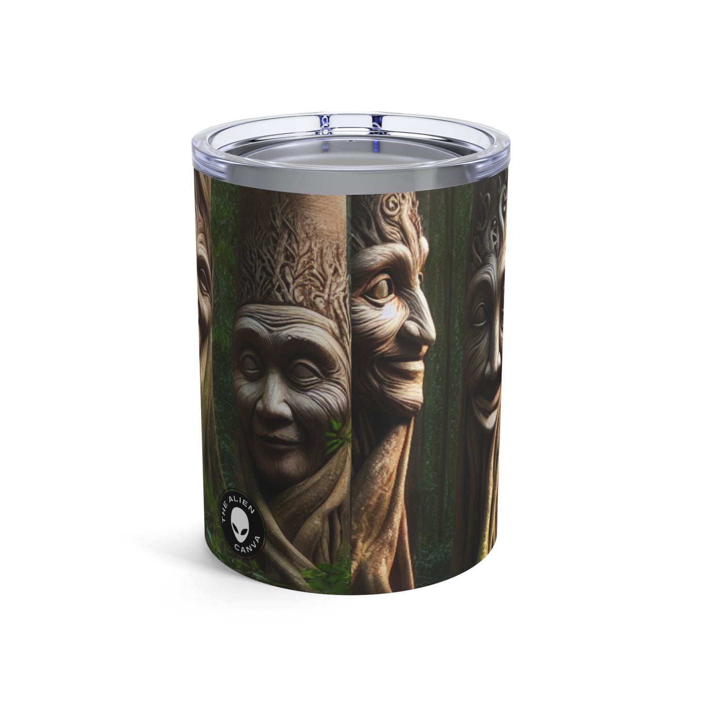 "El bosque parlanchín: conversaciones entre árboles" - Vaso Alien de 10 oz