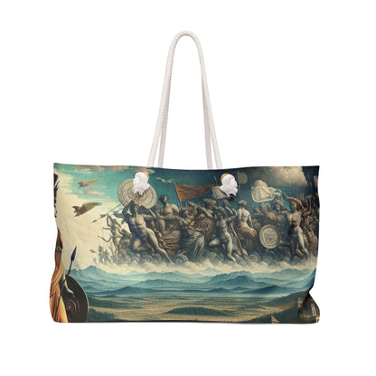 "Minerva sobre el campo de batalla del Renacimiento" - The Alien Weekender Bag Renaissance Art