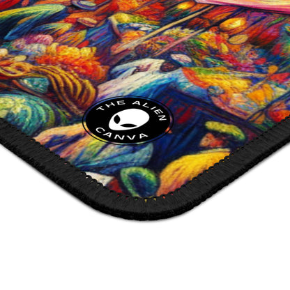 "Jungle Fauvism" - La alfombrilla de ratón para juegos alienígena Fauvism