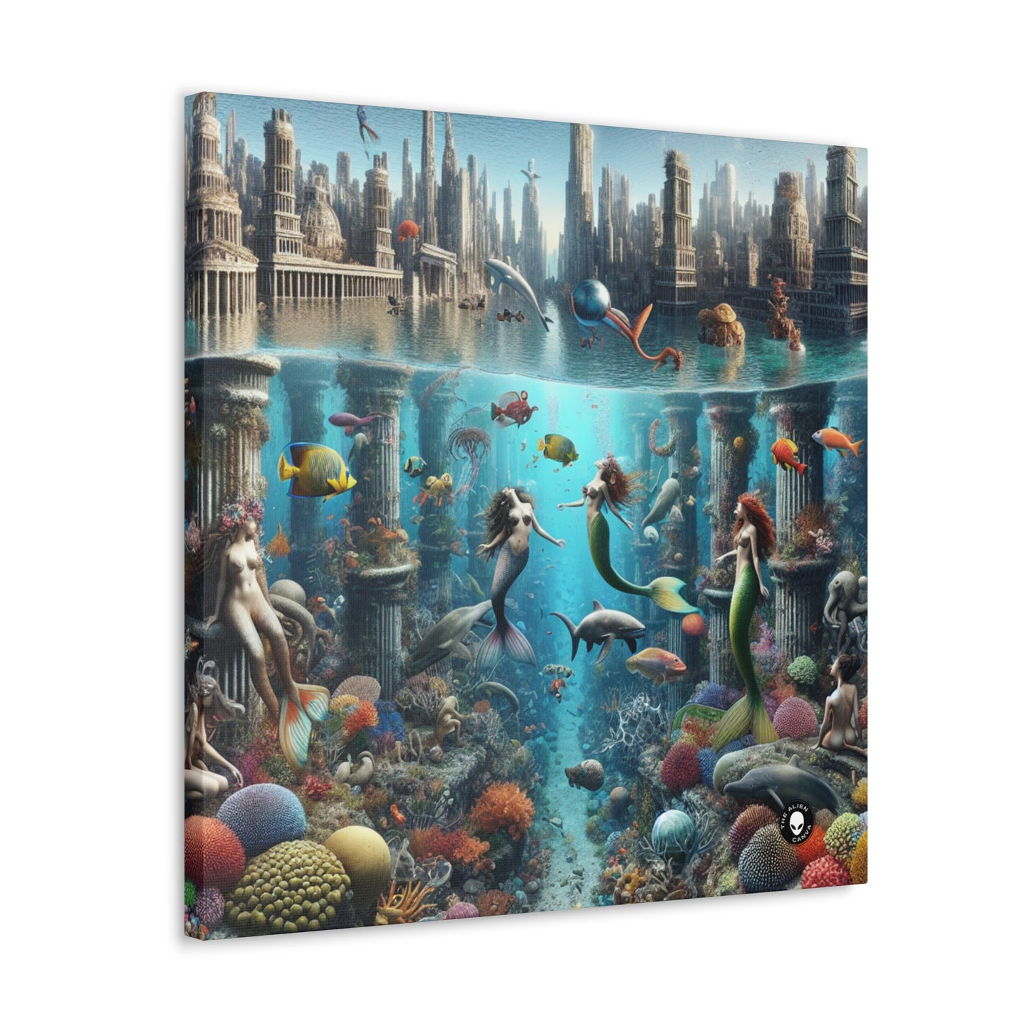 "Seascape Serenity: An Underwater Haven" - The Alien Canva