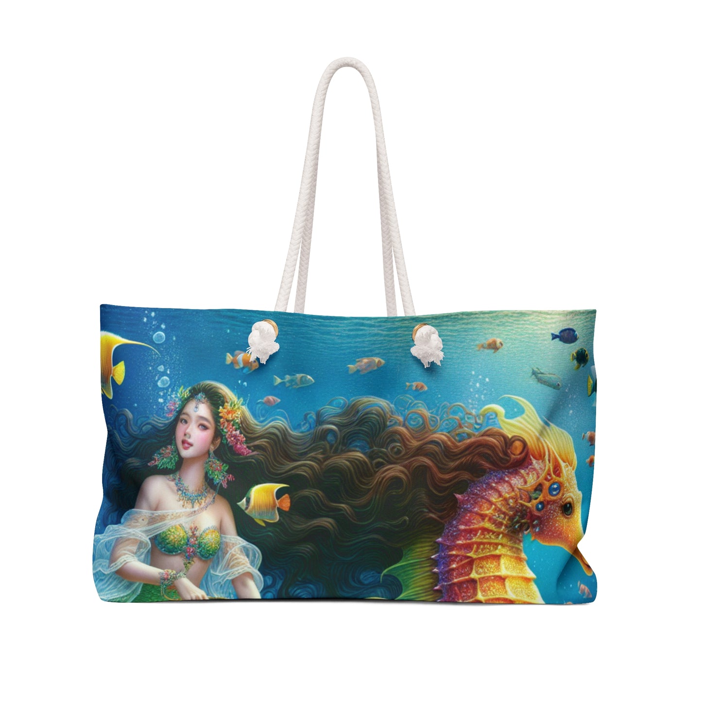 "Mermaid's Magical Coral Ride" - The Alien Weekender Bag