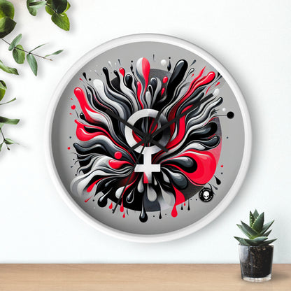 "Borders Broken: A Provocative Journey into Transgressive Art" - The Alien Wall Clock Transgressive Art