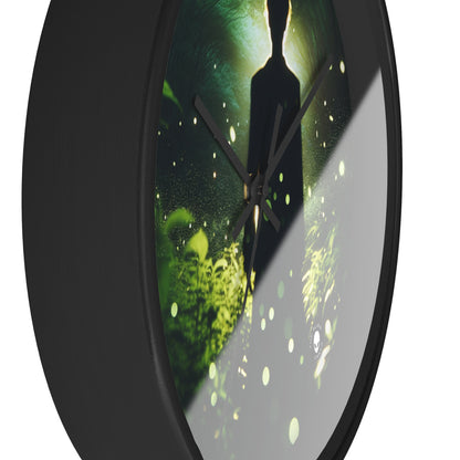 "Bosque de luciérnagas encantado" - El reloj de pared alienígena