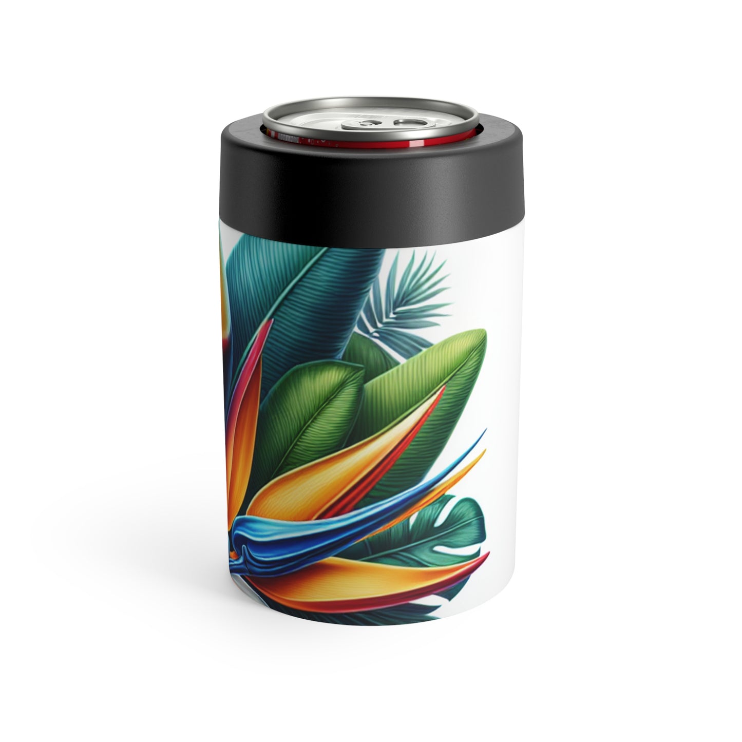 "Toucan on a Tropical Bloom" - The Alien Can Holder Hyperrealism Style