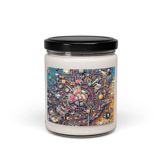 "Connection Points: Exploring Human Interactions in Public Spaces" - The Alien Scented Soy Candle 9oz Relational Art