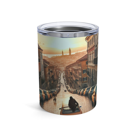 "Serenity in Brushstrokes: Immersive Realism in Nature's Tranquility" - The Alien Tumbler 10oz Realism