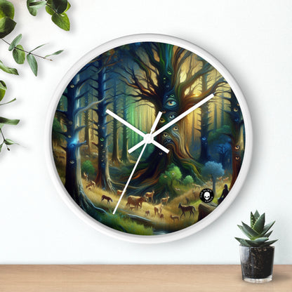 "Watchful Forest: The Trees with Eyes" - The Alien Wall Clock