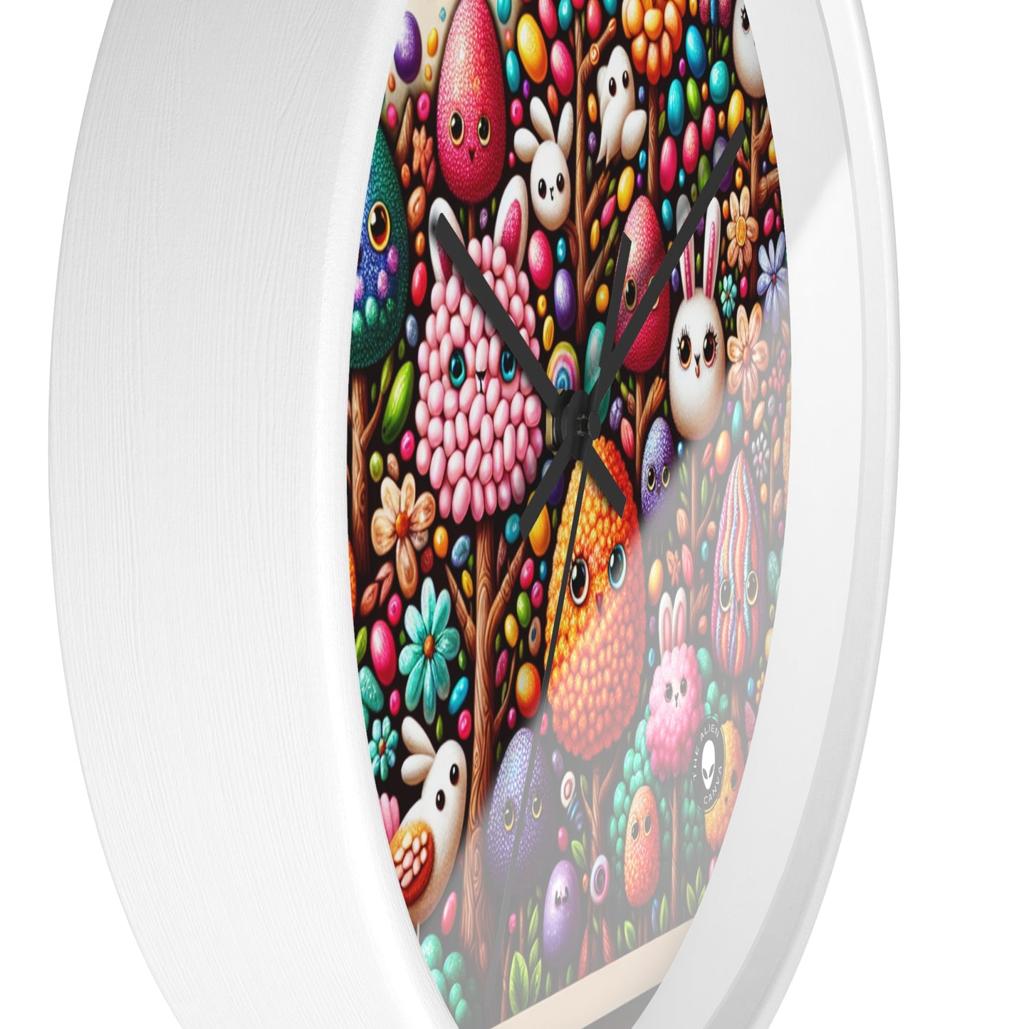 "Jellybean Forest Fantasy" - The Alien Wall Clock