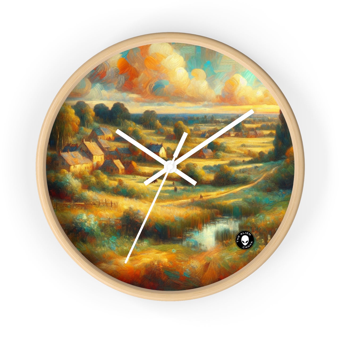 "Fairy Forest Twilight" - The Alien Wall Clock Neoromanticism