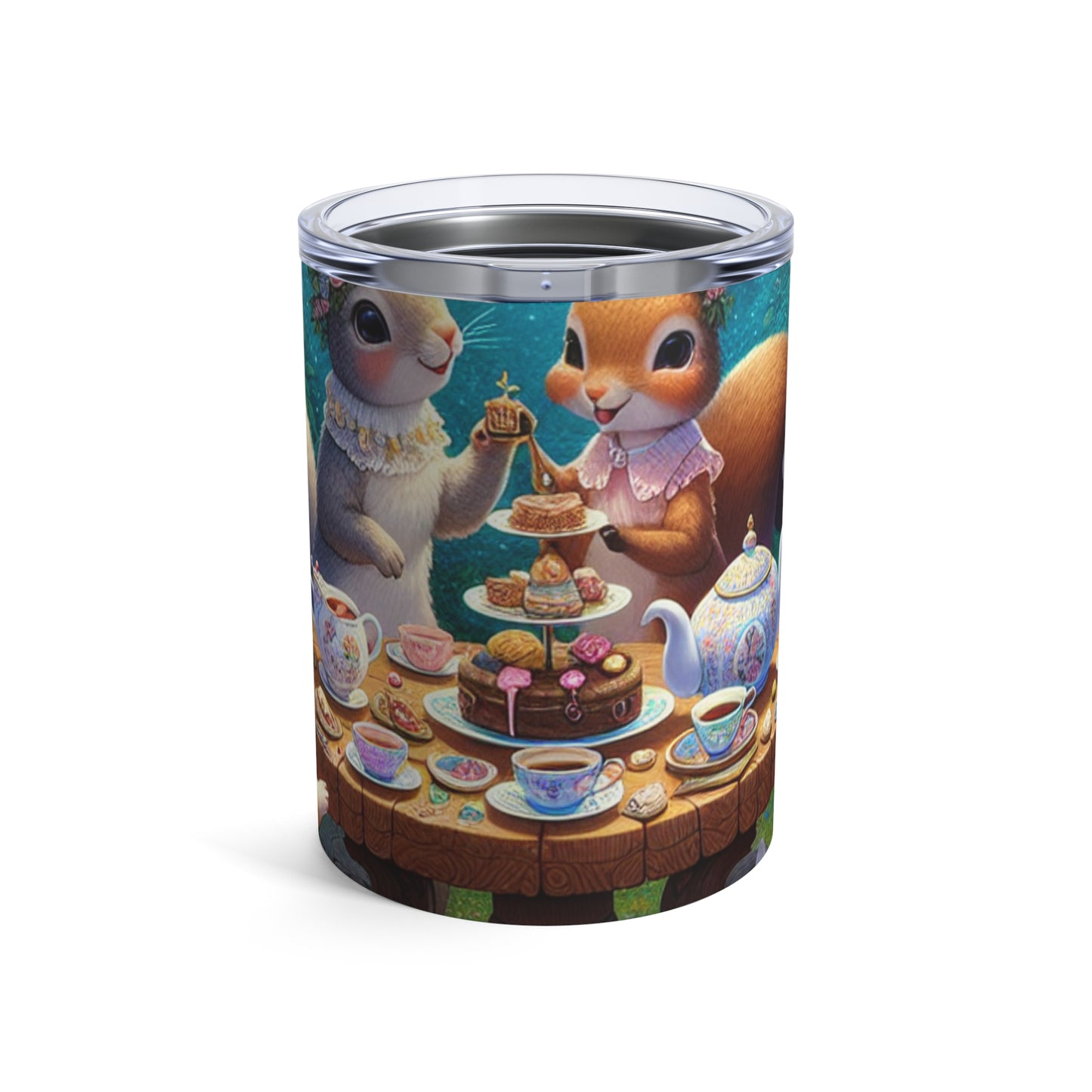 "Enchanted Tea Party in the Woodland Glade" - The Alien Tumbler 10oz