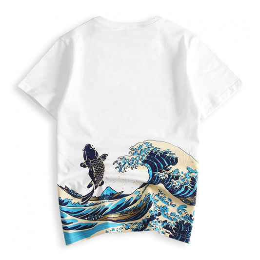 Printed short-sleeved t-shirt