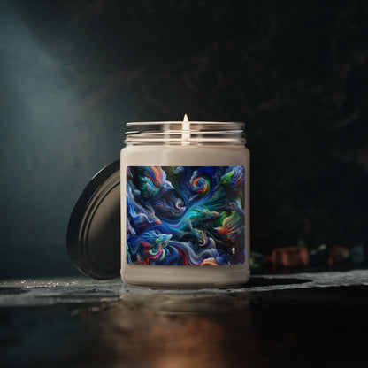 "Psychedelic Underwater Wonderland" - The Alien Scented Soy Candle 9oz