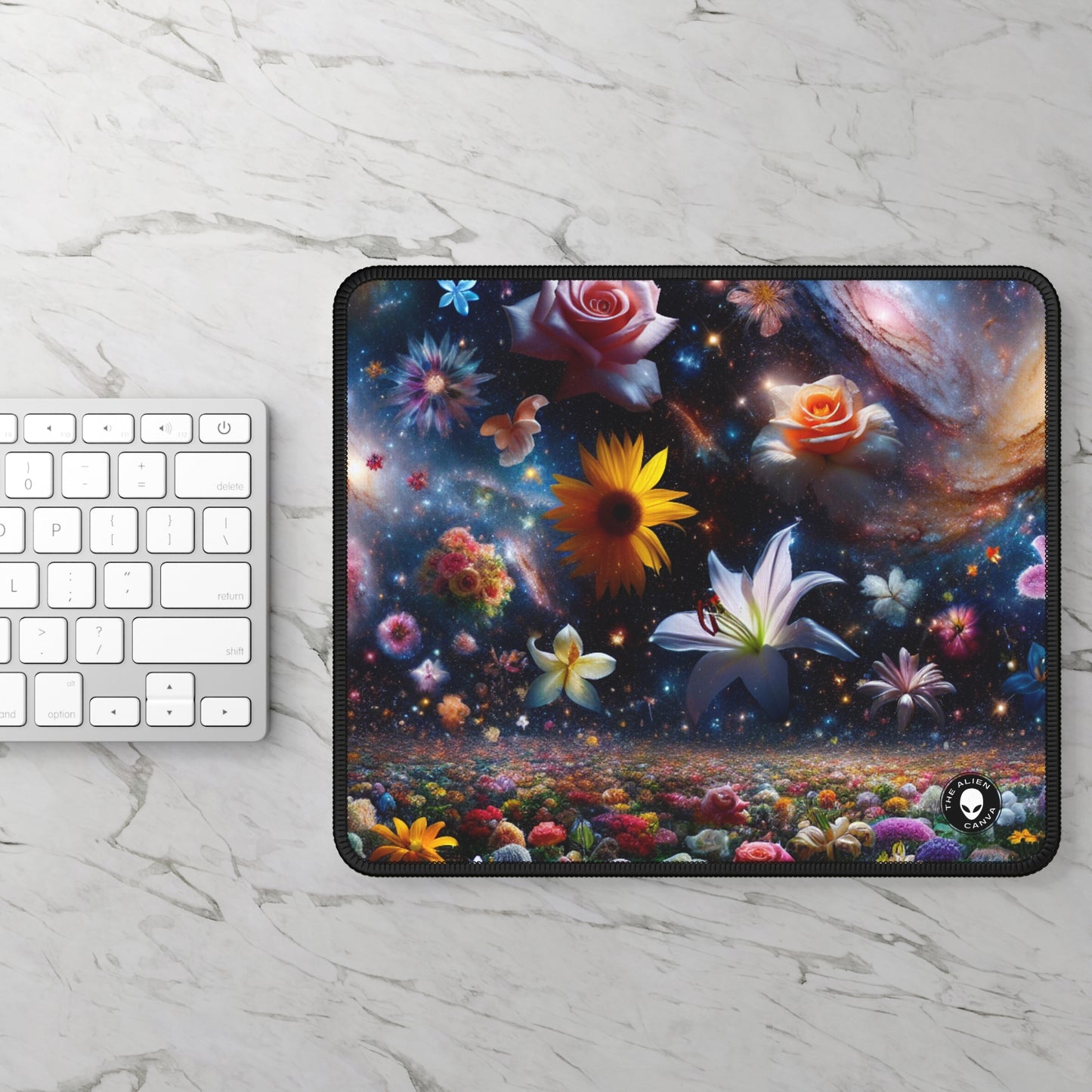 "Floral Constellations" - The Alien Gaming Mouse Pad