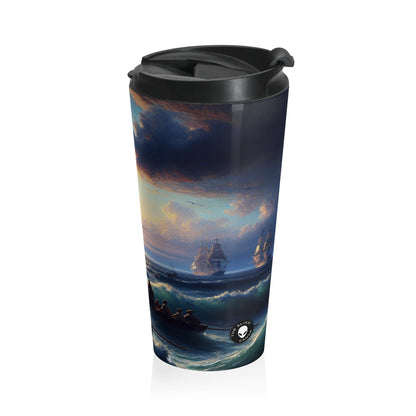 "Waltz of the Enchanted Forest" - The Alien Stainless Steel Travel Mug Romanticism