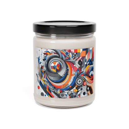 "ShapeSculptor: Interactive Geometric Art Creation" - The Alien Scented Soy Candle 9oz Interactive Art