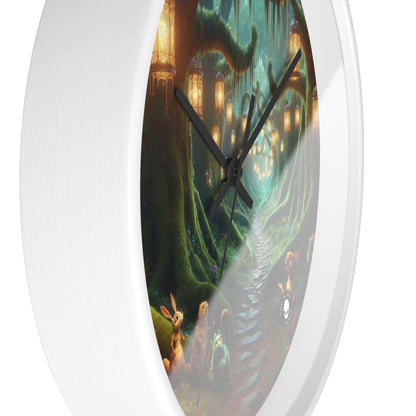 "Enchanted Forest Adventure" - The Alien Wall Clock