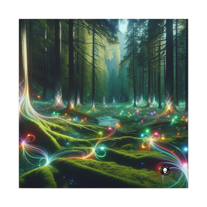 - Crystal-Enchanted Forest: A Tapestry of Light - The Alien Canva