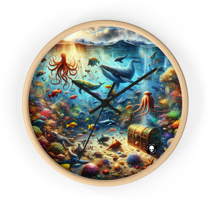 "Underwater Wonderland" - The Alien Wall Clock