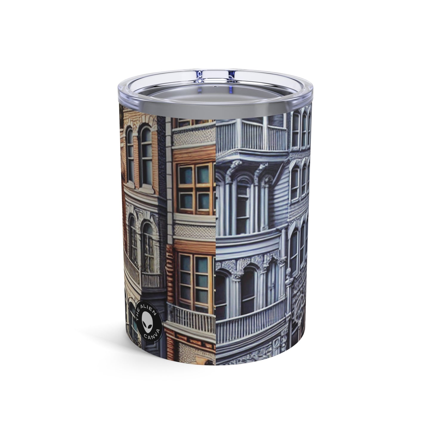 "Pasaje encantado: trascendiendo la realidad" - The Alien Tumbler 10oz Trompe-l'oeil