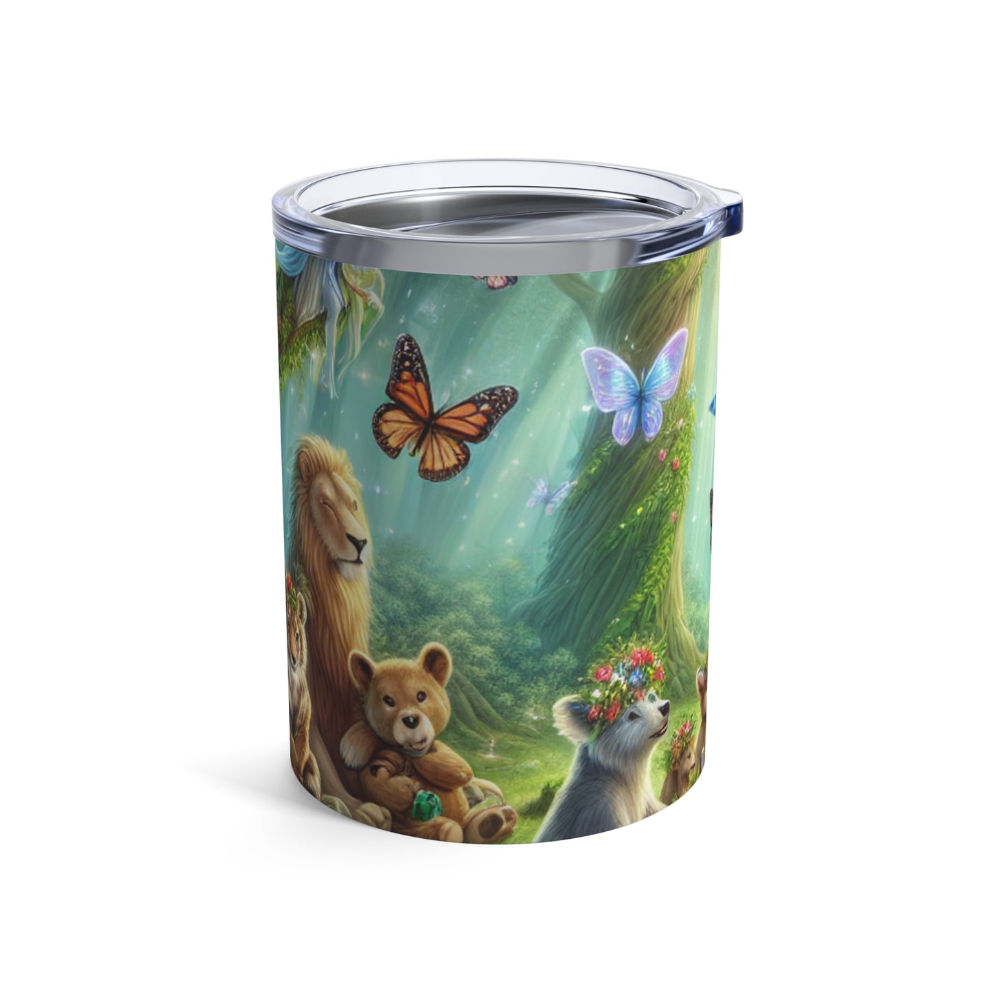 "Picnic en el bosque encantado" - Vaso extraterrestre de 10 oz