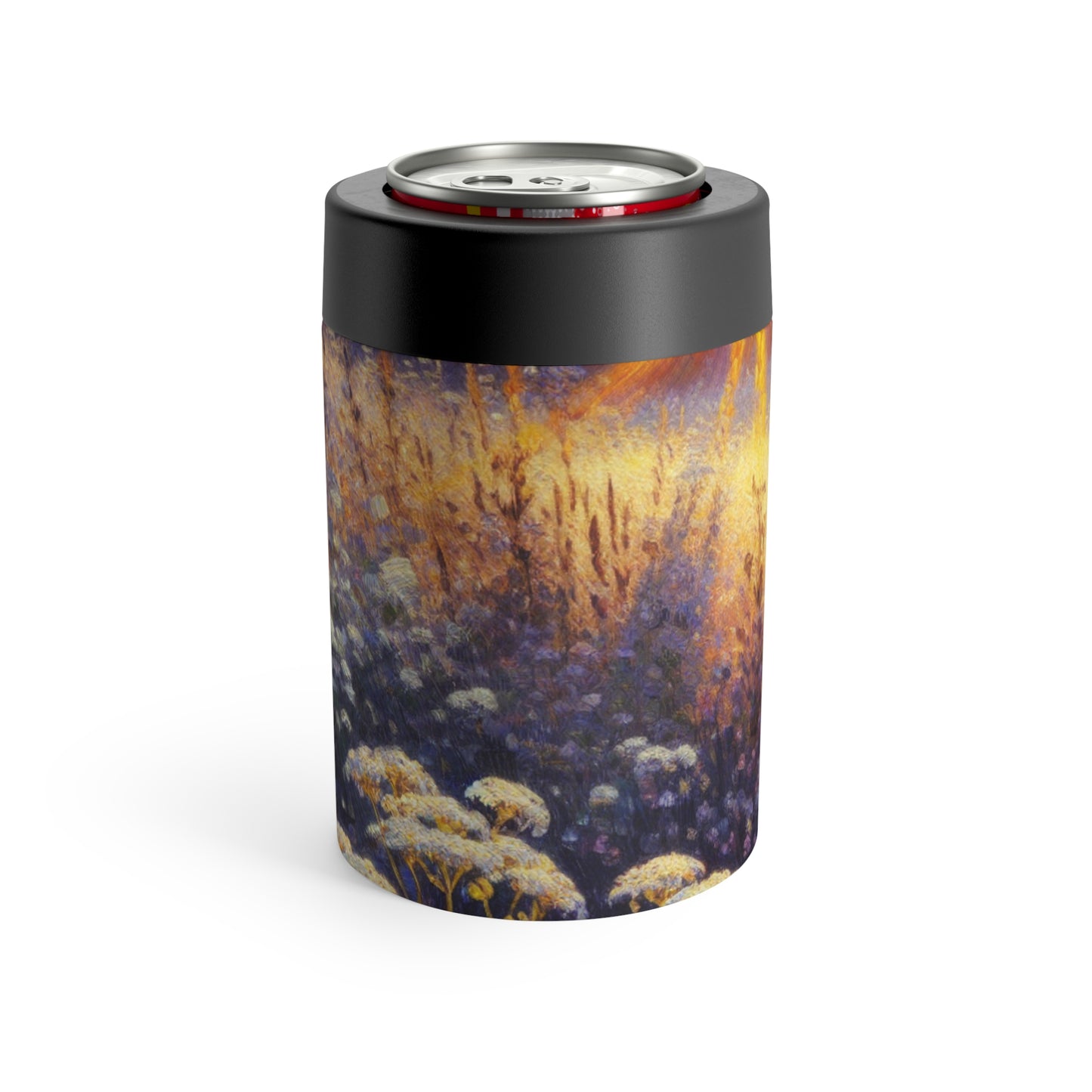 "Wildflower Sunrise" - The Alien Can Holder Impressionism Style