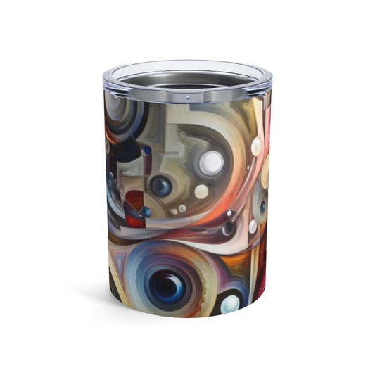 "Nature's Mechanical Symphony" - The Alien Tumbler 10oz Abstract Surrealism