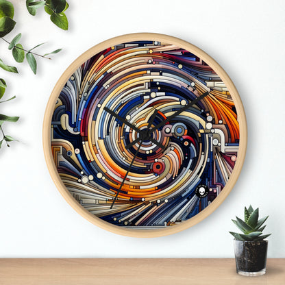 "Fluid Motion: A Kinetic Art Tribute to Oceanic Harmony" - The Alien Wall Clock Kinetic Art